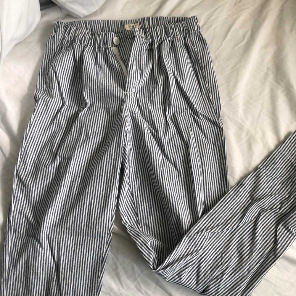 brandy melville / john galt blue stripe pants
